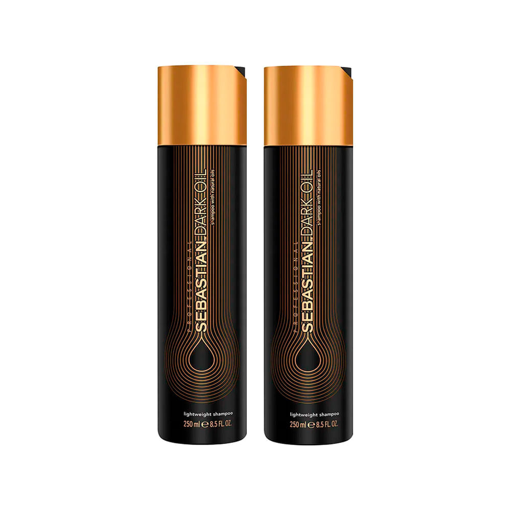 Kit Shampoo Dark Oil Sebastian 2 Unidades