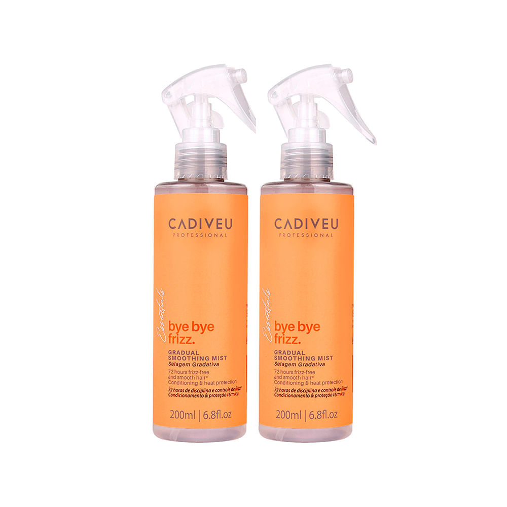 Leave-in Selagem Gradativa Bye Bye Frizz Cadiveu 2 Unidades