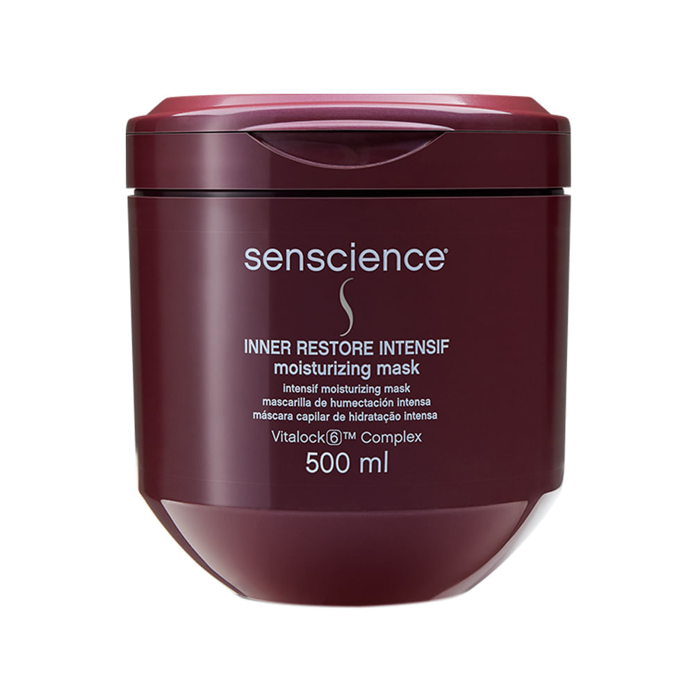 Kit Senscience Inner Restore Intensif  Máscara de Hidratação 500 ml 2 Unidades