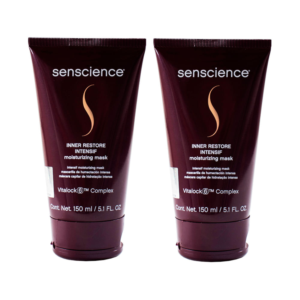Kit Senscience Inner Restore Intensif  Máscara de Hidratação 150 ml 2 Unidades