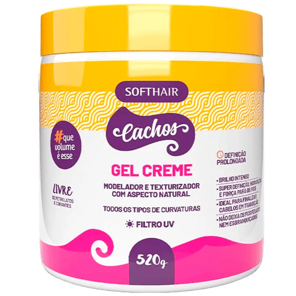 Gel Soft Hair Creme Finalizador De Cachos 520g