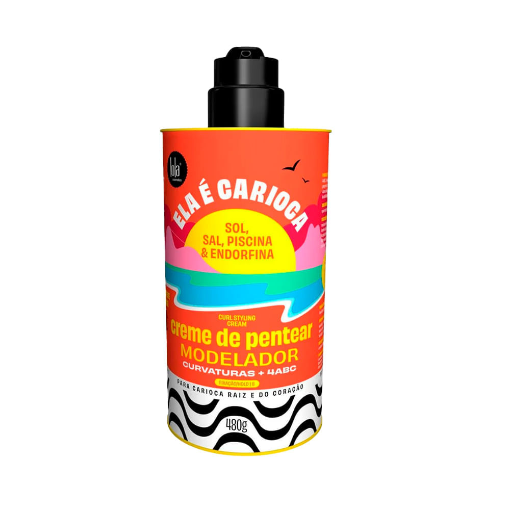 Creme De Pentear Lola Ela É Carioca Modelador 4abc 480g