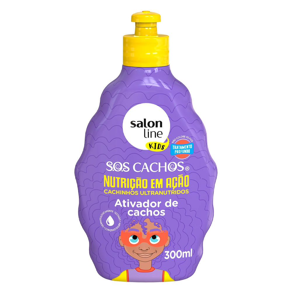 Ativador Cachos Salon Line Kids SOS Definição 300ml