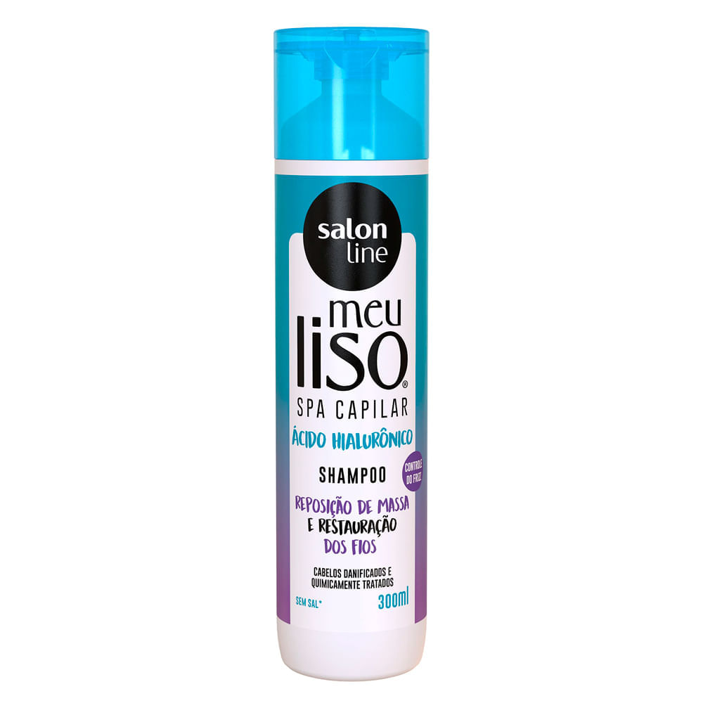 Shampoo Salon Line Meu Liso Spa Ácido Hialurônico 300ml