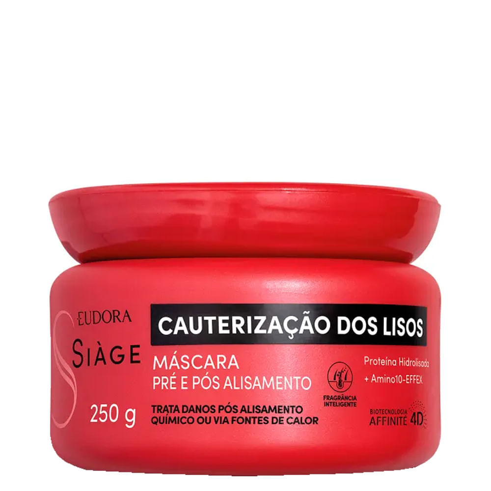 Máscara de Hidratação Eudora Siàge Cauterização dos Lisos 250g