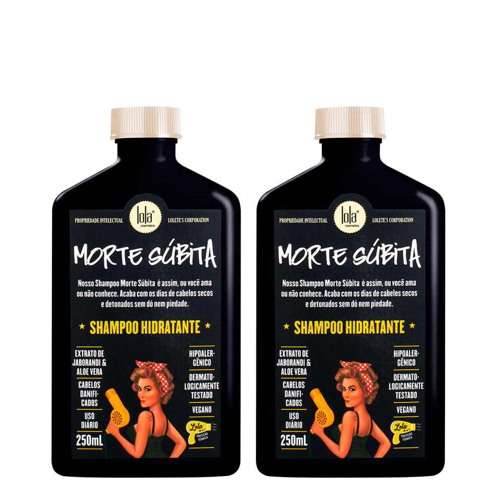 Kit Lola Cosmetics Morte Súbita Shampoo 250ml Com 2 Unidades