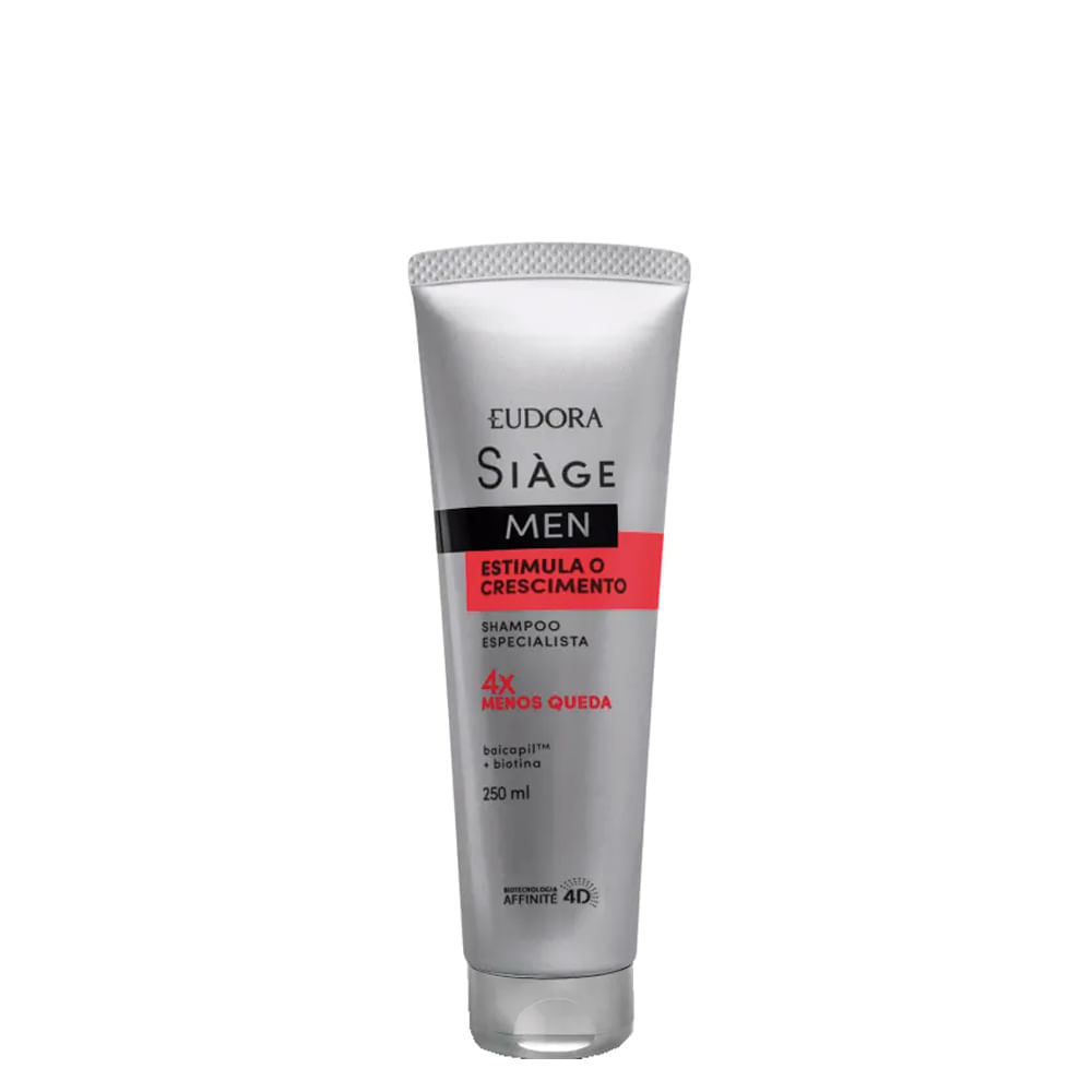 Shampoo Eudora Siàge Men Estimula O Crescimento 250ml