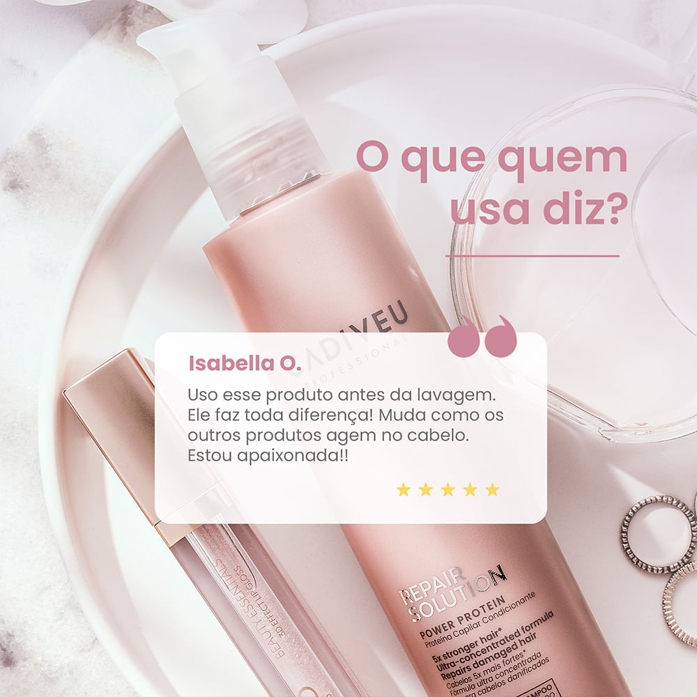 Pré Shampoo Cadiveu Professional Repair Solution Proteína Fortalecedora 200ml
