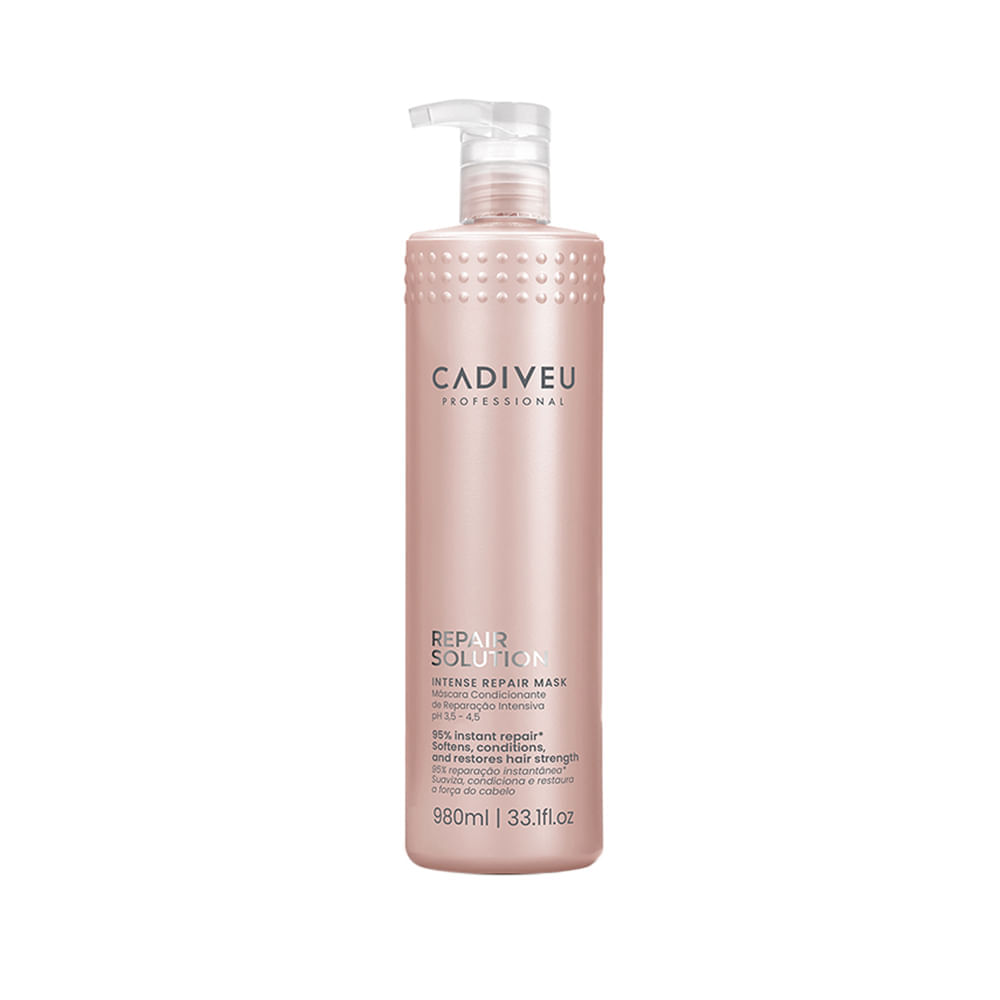 Máscara De Reparação Cadiveu Professional Repair Solution 980 Ml