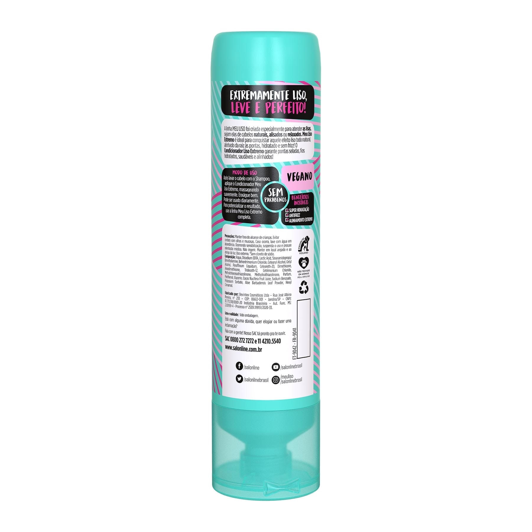 Condicionador Salon Line Meu Liso Extremo 300ml