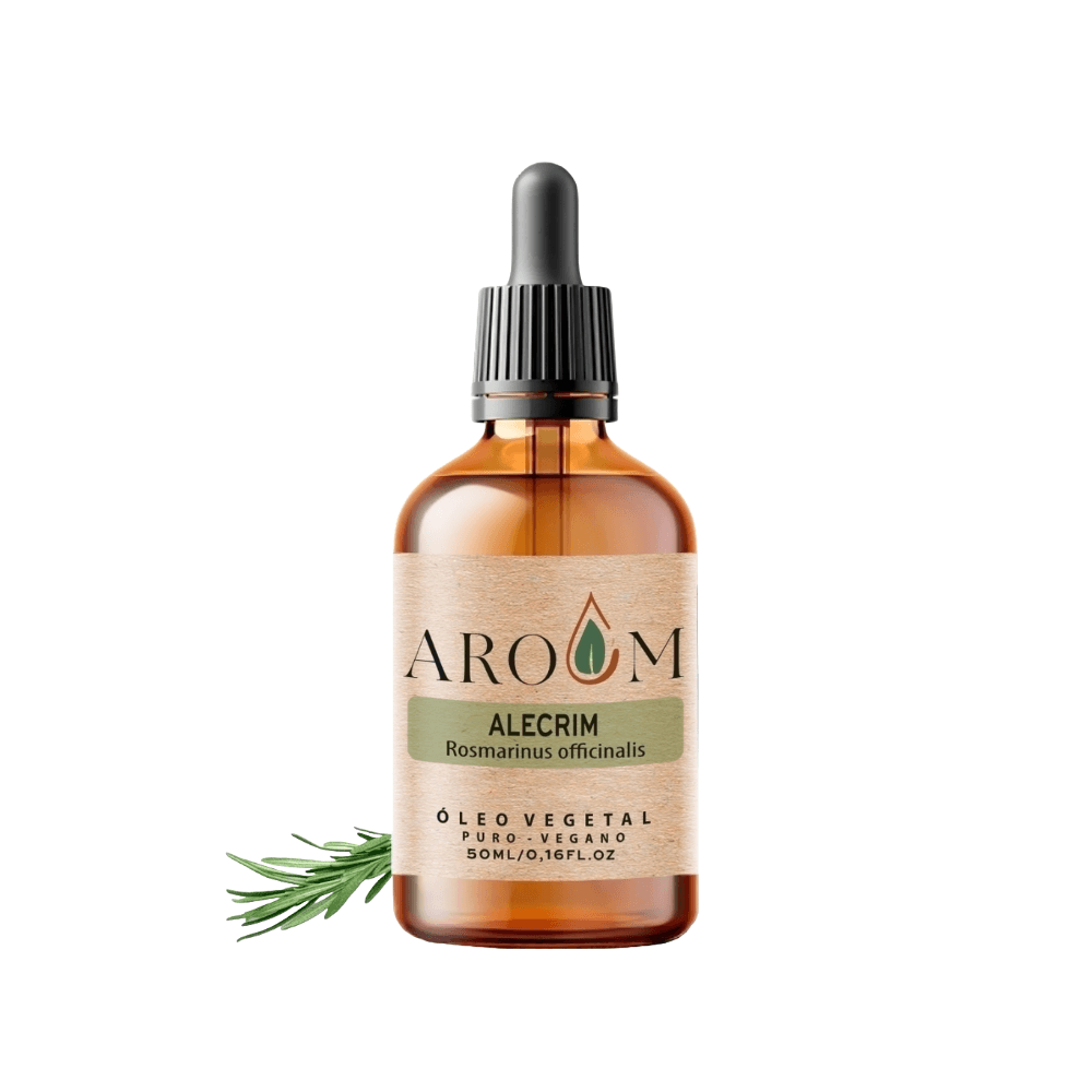 Óleo Vegetal De Alecrim Puro Aroom 50ml