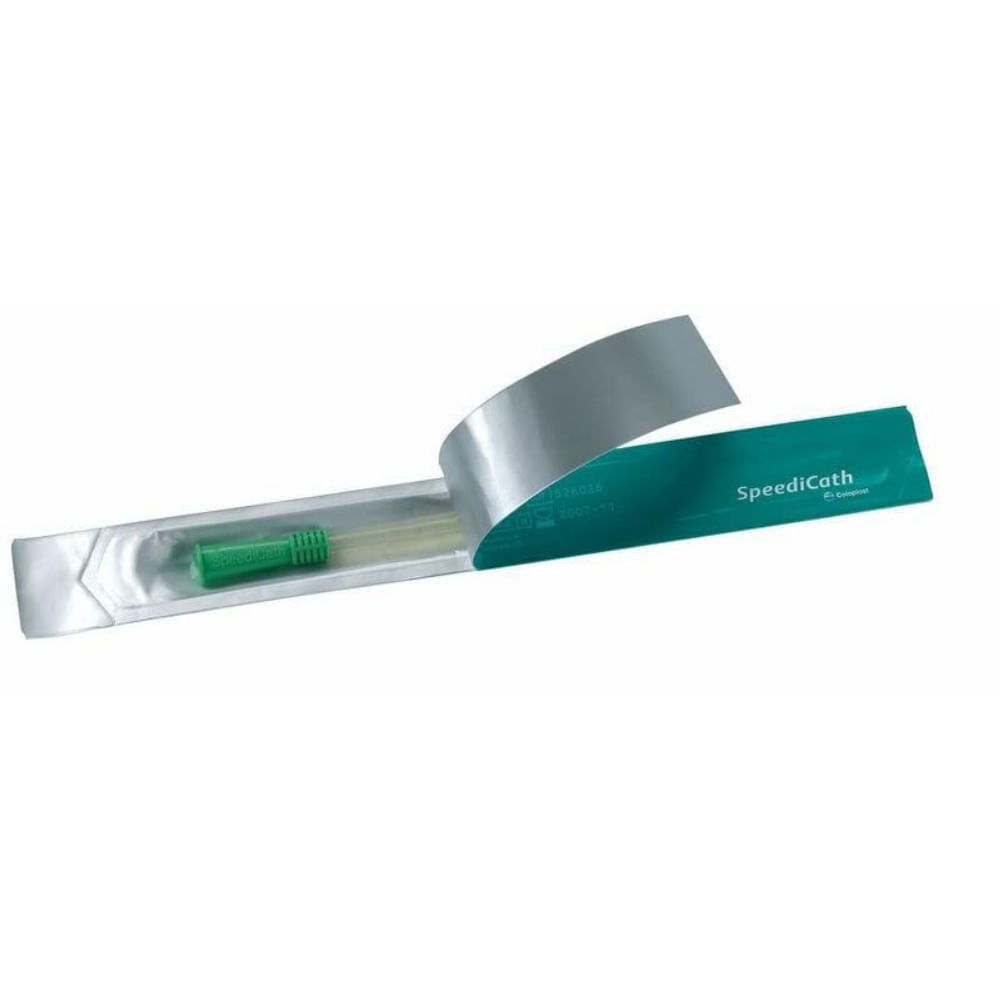 Cateter Uretral Lubrificado Speedicath Feminino Coloplast Caixa 30 Unidades