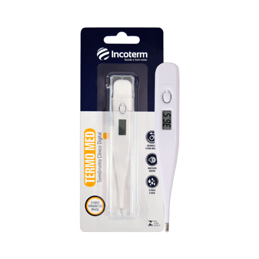 Termômetro Digital Rígido Incoterm
