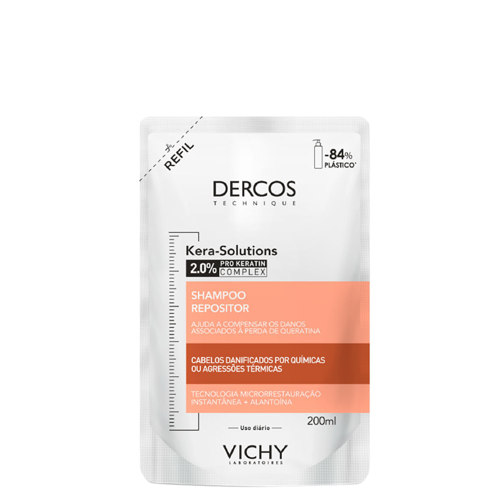 Shampoo Vichy Dercos Kera-Solutions Refil 200ml