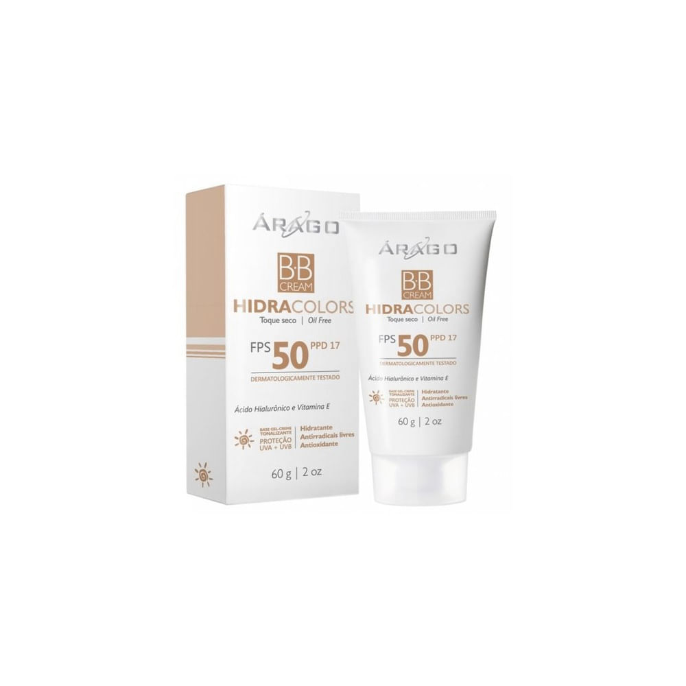 BB Cream Hidracolors Árago Fps 50 Bronze 60g