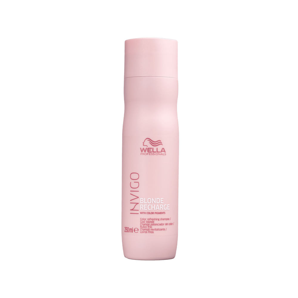Kit Wella Invigo Cool Blonde Recharge Shampoo 250ml e Condicionador 200ml