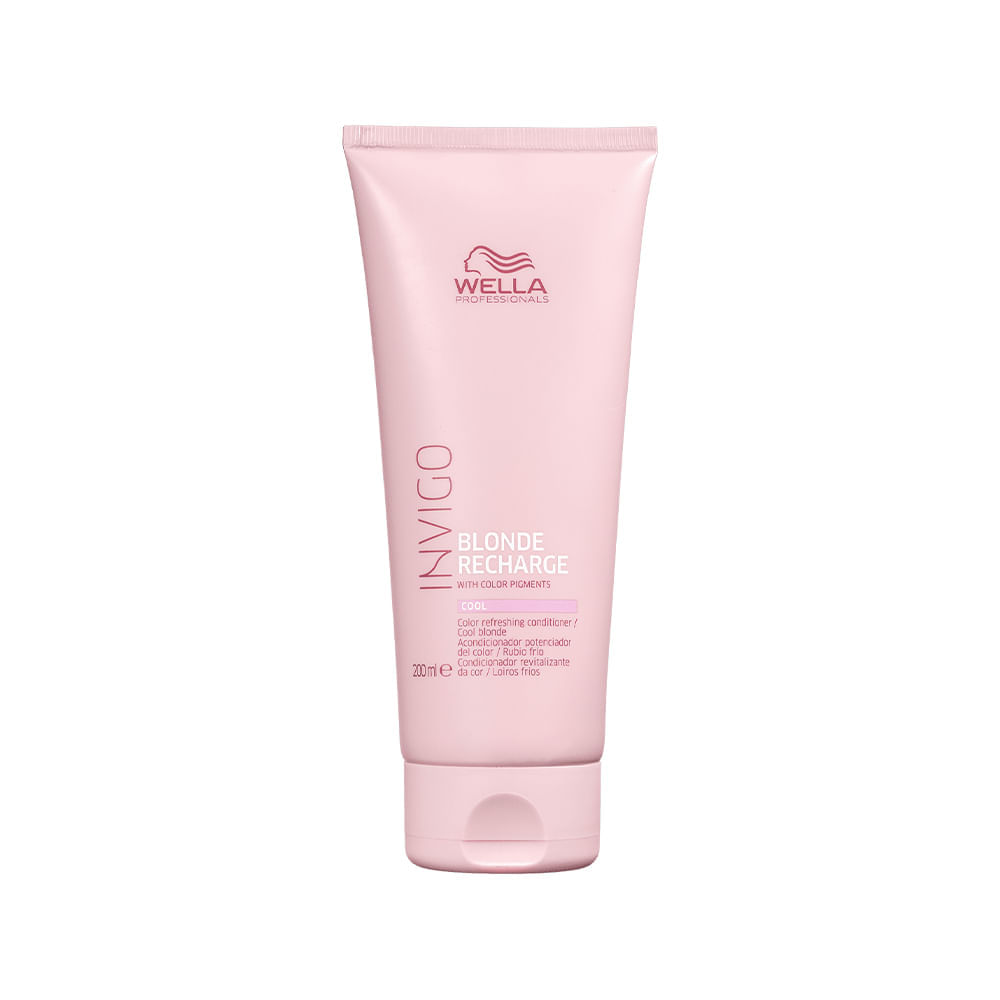 Kit Wella Invigo Cool Blonde Recharge Shampoo 250ml e Condicionador 200ml