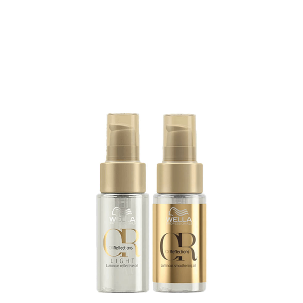 Kit Wella Professionals Oil Reflections Óleo 30ml e Óleo Light 30ml