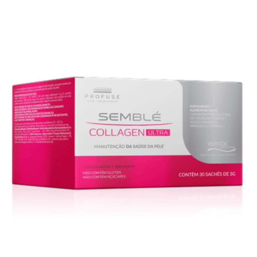 Colágeno Semblé Collagen Ultra Profuse 30 Sachês de 3g Cada