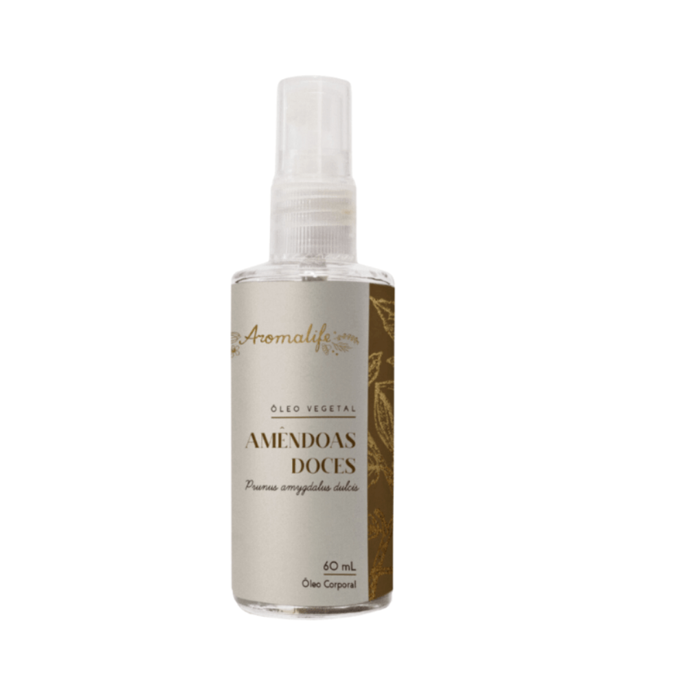 Óleo Vegetal De Amêndoas Doces Aromalife 60ml