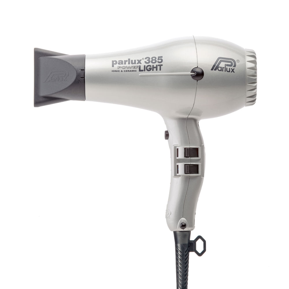 Secador de Cabelo Parlux 385 Powerlight 2150W com 2 Velocidades Prata 220V