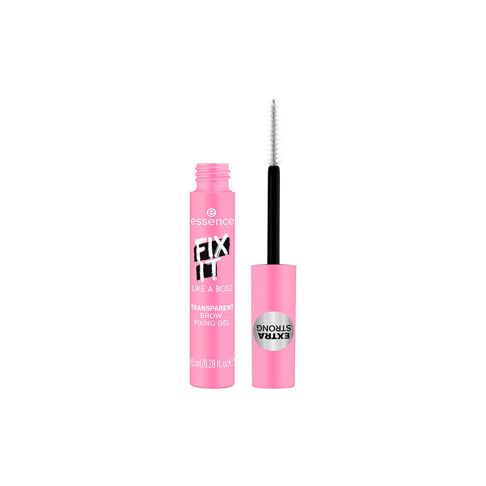 Gel Fixador De Sobrancelha Para Definição Essence Like A Boss Fix It Incolor 8,5 Ml