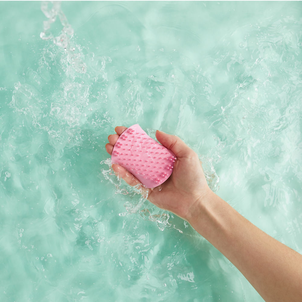 Escova para Esfoliar Tangle Teezer Scalp Exfoliator Rosa
