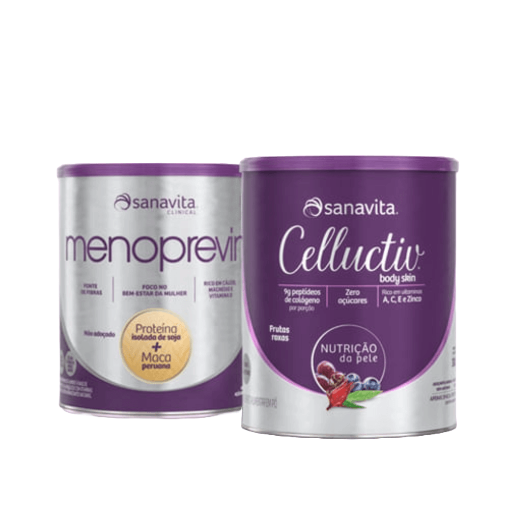 Combo Bem-estar Da Mulher Celluctiv + Menoprevin Sanavita