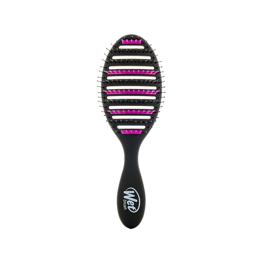 Escova para Desembaraçar WetBrush Speed Dry Preta e Roxa