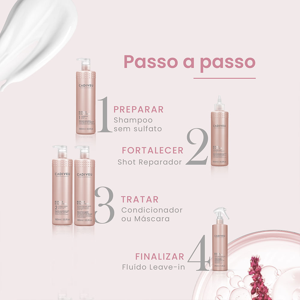 Shot Reparador Cadiveu Professional Repair Solution 500 ml