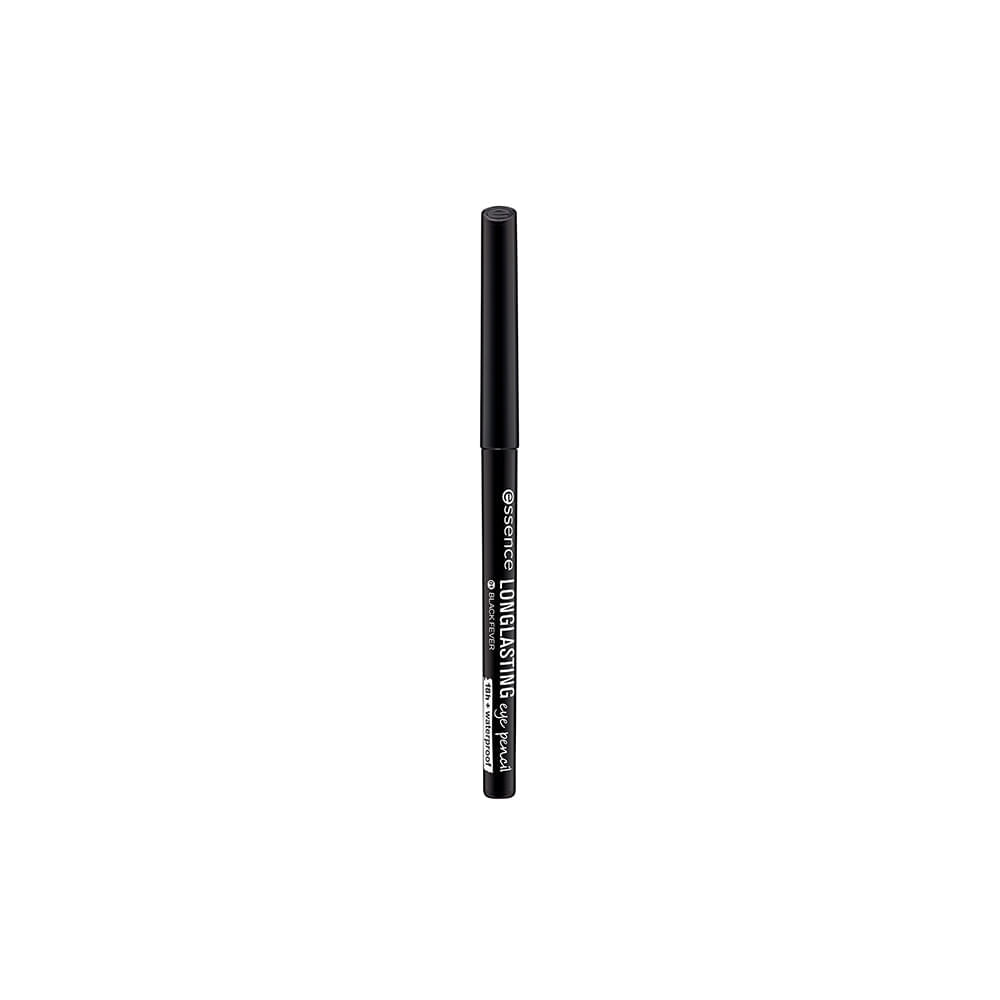 Lápis De Olho Cremoso Matte Essence Long Lasting 01 Black Fever 28 G