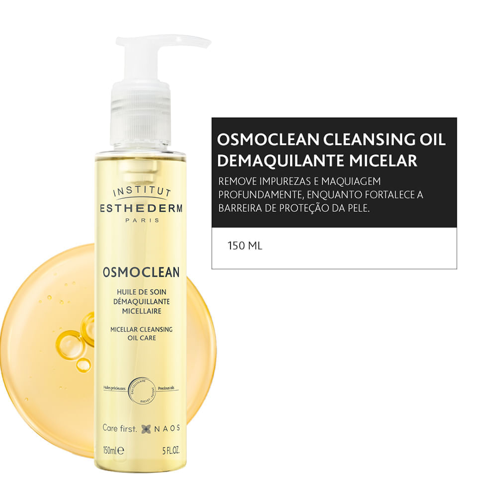 Óleo Demaquilante Micelar Esthederm Osmoclean Cleansing Oil 150ml