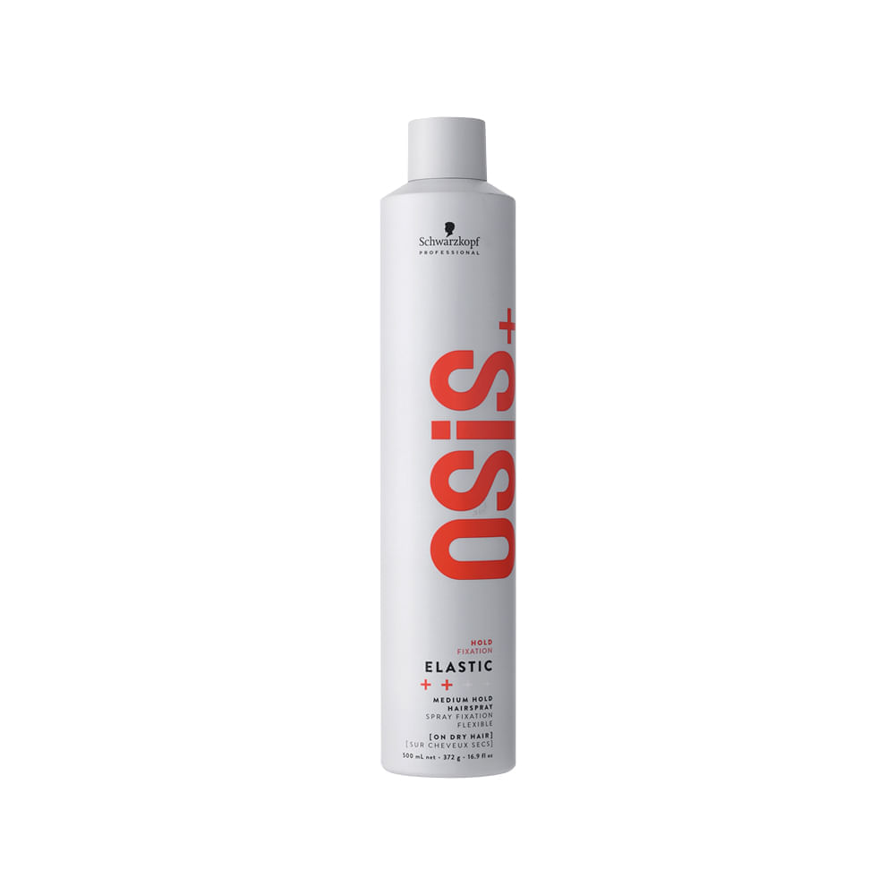 Laca De Fixação Schwarzkopf Professional Osis+ Elastic Média 500 Ml
