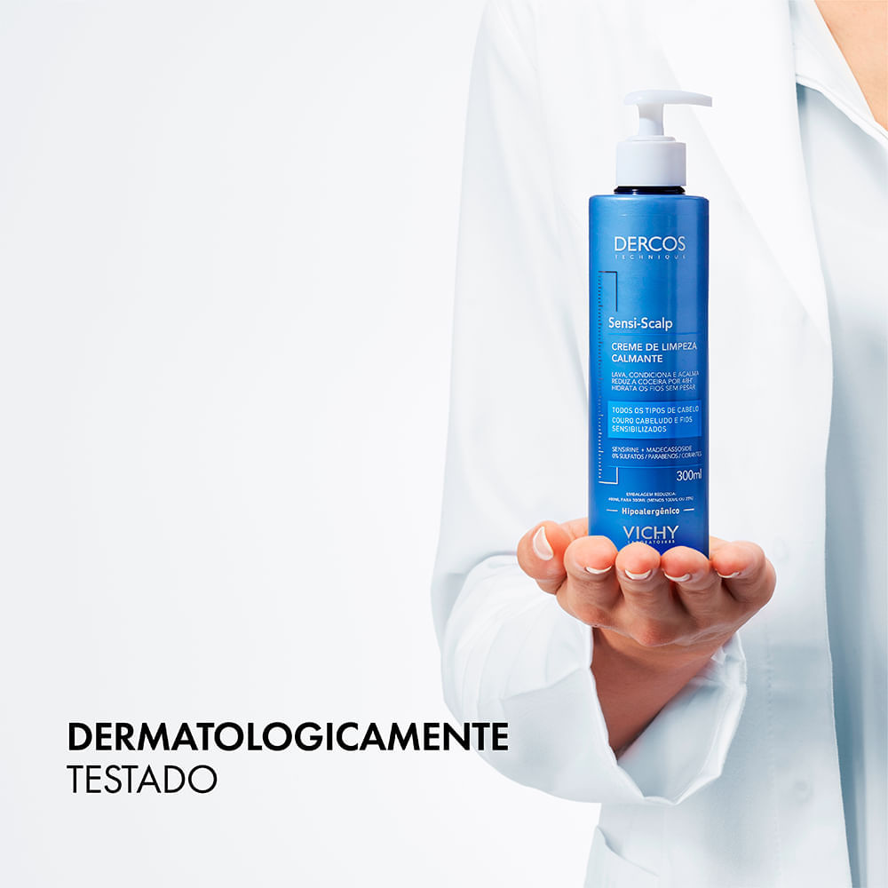 Creme de Limpeza Capilar Vichy Dercos Sensi-Scalp Refil 200 ml