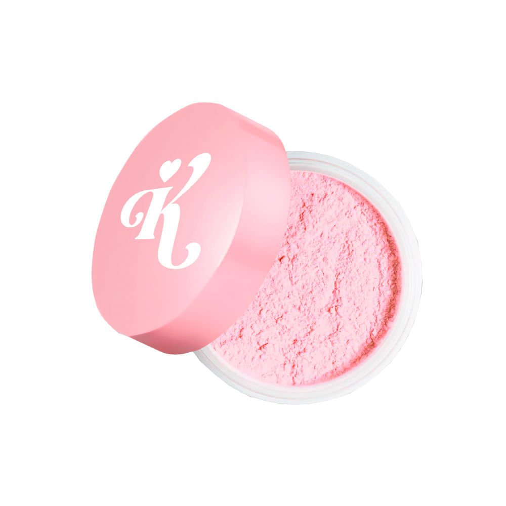 Pó Solto Translúcido Matte Karen Bachini Beauty Rosa Pink Powder 12 G