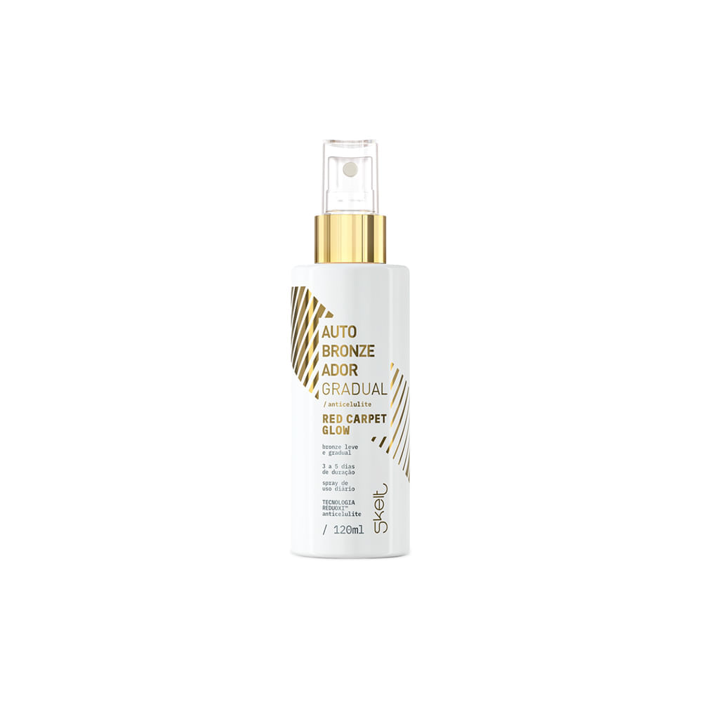 Spray Autobronzeador Gradual Anticelulite Skelt Red Carpet Glow 120 ml