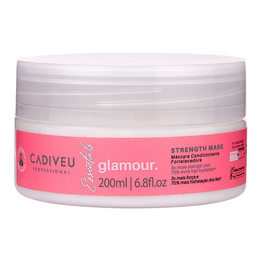 Máscara De Nutrição Cadiveu Essentials Glamour 200 Ml