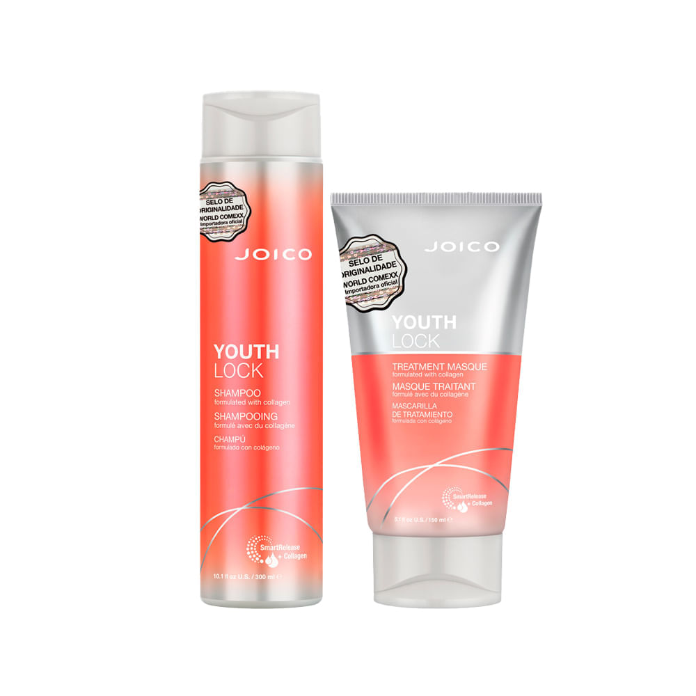 Kit Youth Joico Shampoo 300 Ml + Máscara  150 Ml