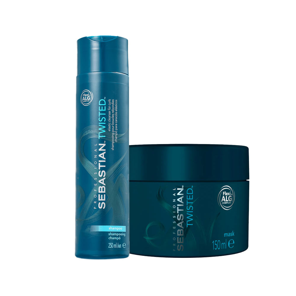 Kit Sebastian Professional Twisted Shampoo 250 ml + Máscara 150 ml