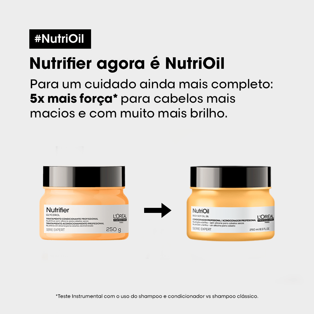 Máscara de Nutrição Serie Expert NutriOil L'Oréal Professionnel 250g