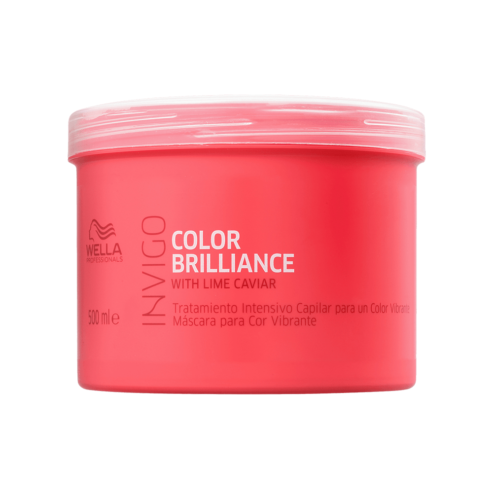 Máscara Para Cuidado Da Cor Wella Professionals Invigo Color Brilliance 500 Ml