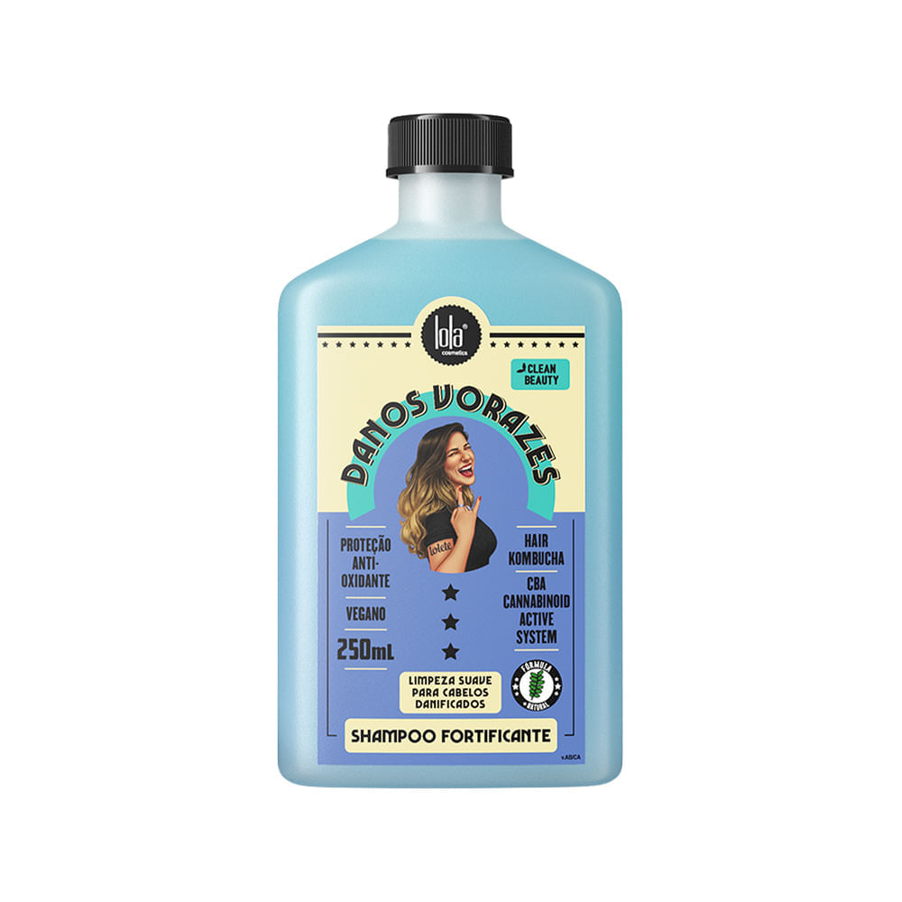 Kit Reconstrução Danos Vorazes Lola Cosmetics Shampoo 250ml + Máscara de Reconstrução 450g