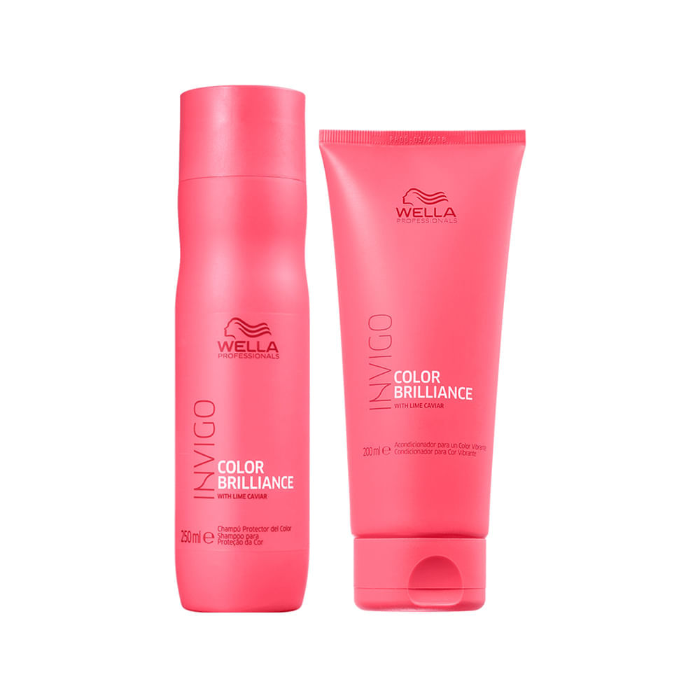 Kit Wella Professionals Invigo Color Brilliance - Shampoo 250 Ml + Condicionador 200 Ml