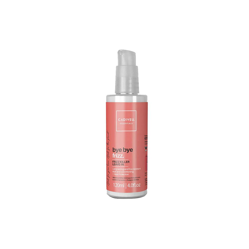 Kit Cadiveu Essentials Bye Bye Frizz Shampoo 250 ml + Condicionador 250 ml + Leave- in Frizz Kiler 120 ml