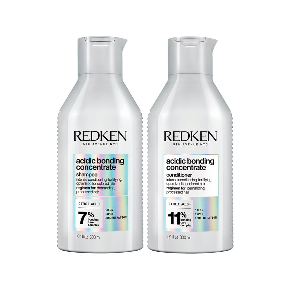 Kit Redken Acidic Bonding Concentrate Shampoo 300 Ml + Condicionador 300 Ml