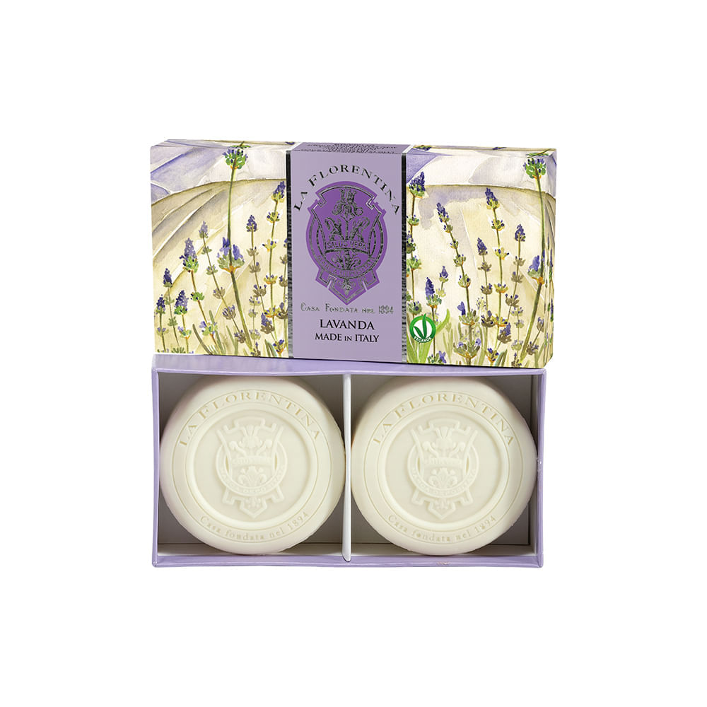 Kit Sabonete em Barra La Florentina Lavanda 2 Unidades 115 g