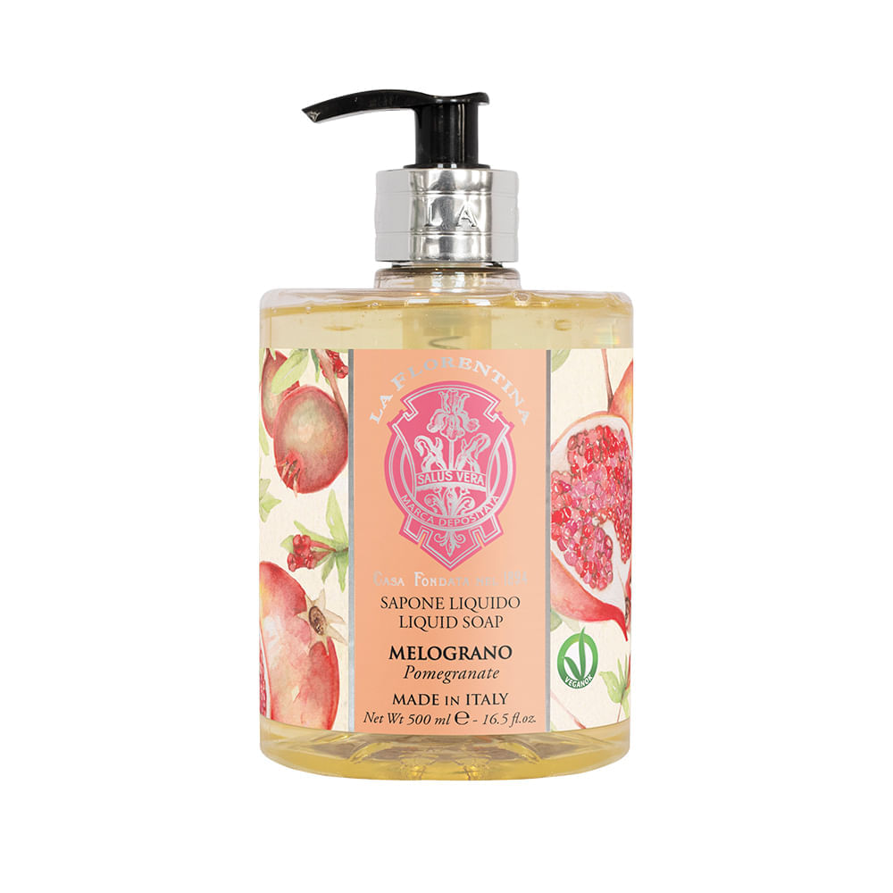 Sabonete Líquido Para As Mãos La Florentina Romã 500 Ml