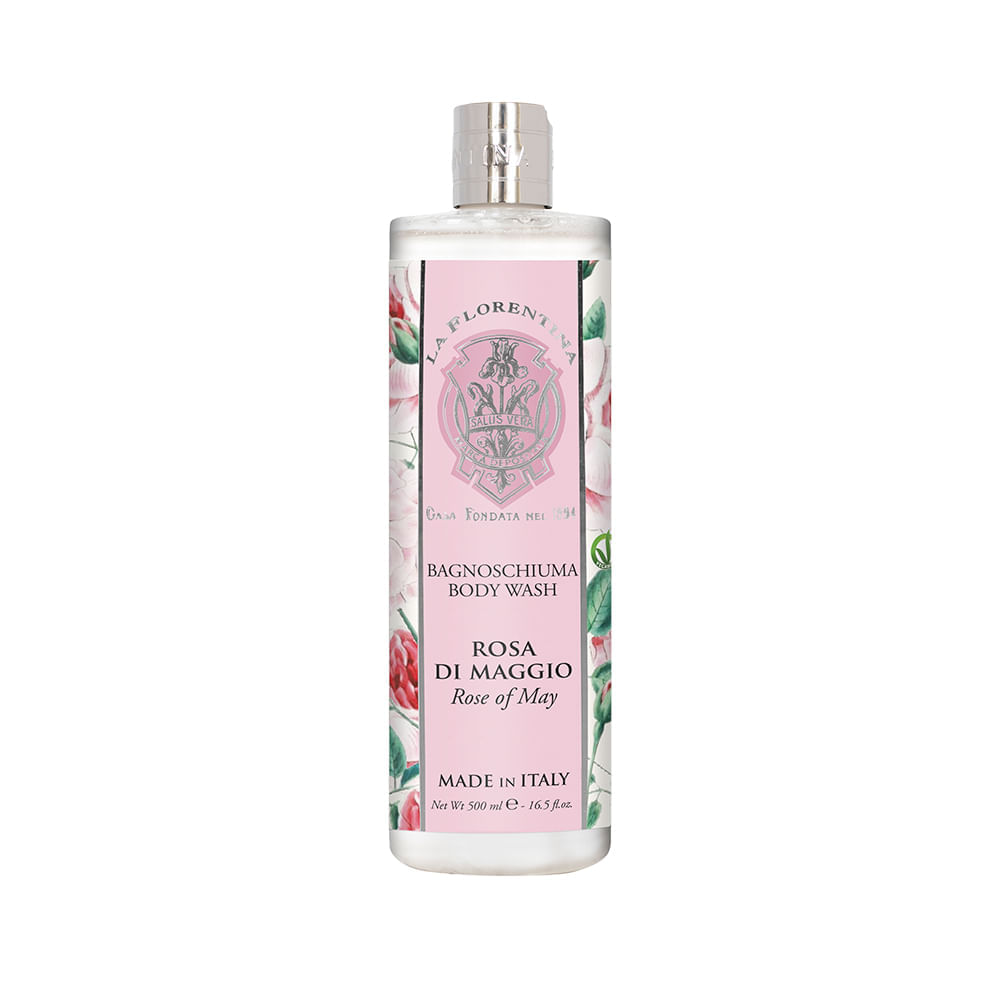 Espuma Para Banho Líquida La Florentina Rosa De Maio 500 Ml