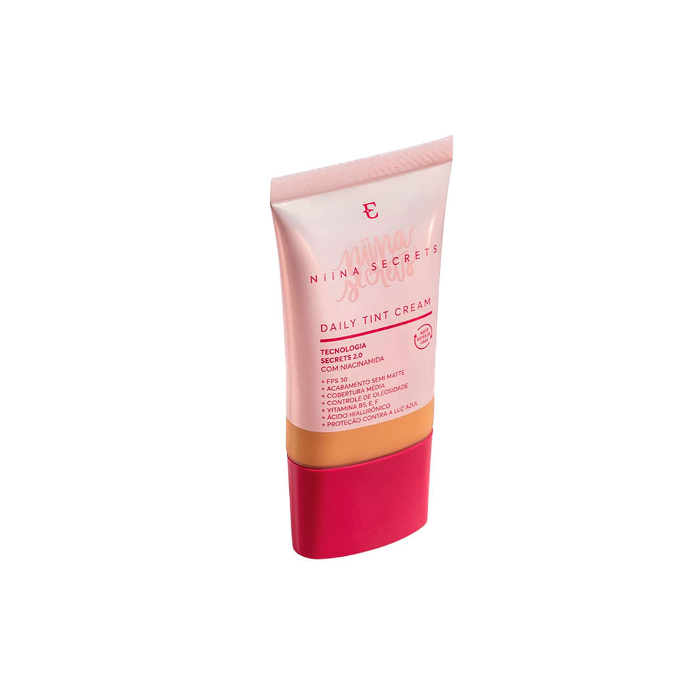 Base Líquida Matte Eudora Niina Secrets Daily Tint Cream Cor 48 25 Ml