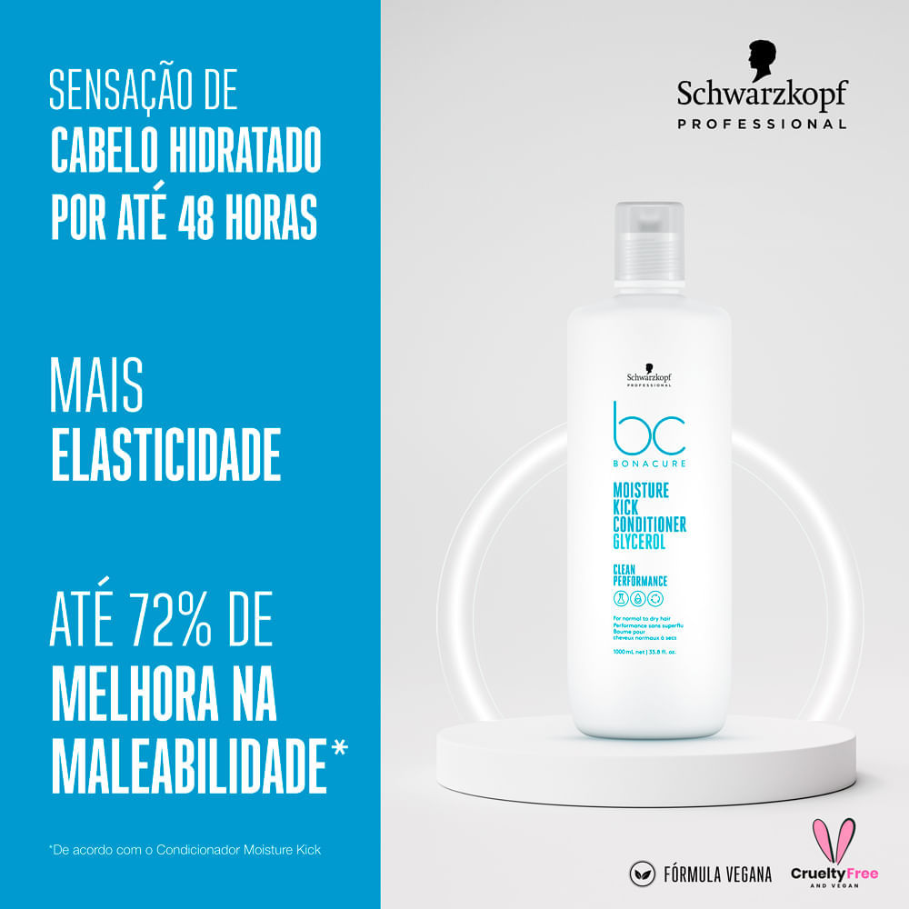 Condicionador Schwarzkopf Professional BC Bonacure Moisture Kick 1000 ml